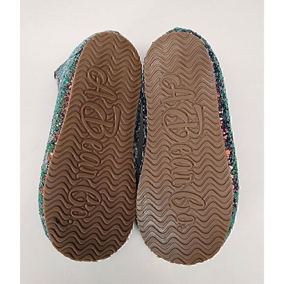 A Bear Co. RTS OG Magical Shimmer Teal/Pink Ballerinas Girls Size 6 - Picture 4 of 4